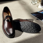 Pure Hand Made Leather Loafer With Comfortable Rubber Sole
