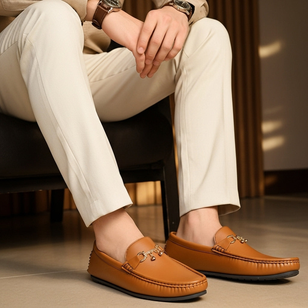 Brown Leather Loafers / Premium Leather