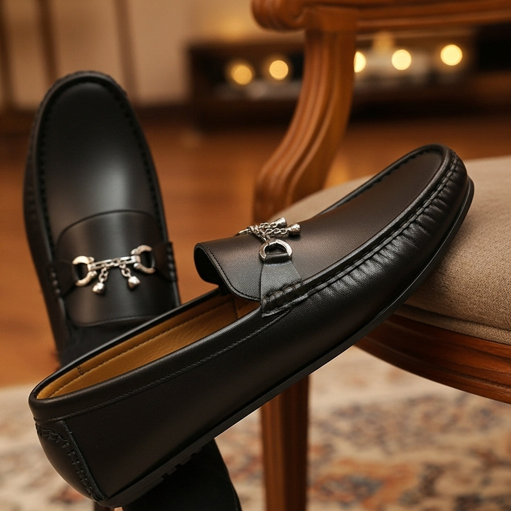 Black Leather Loafers / Premium Loafers