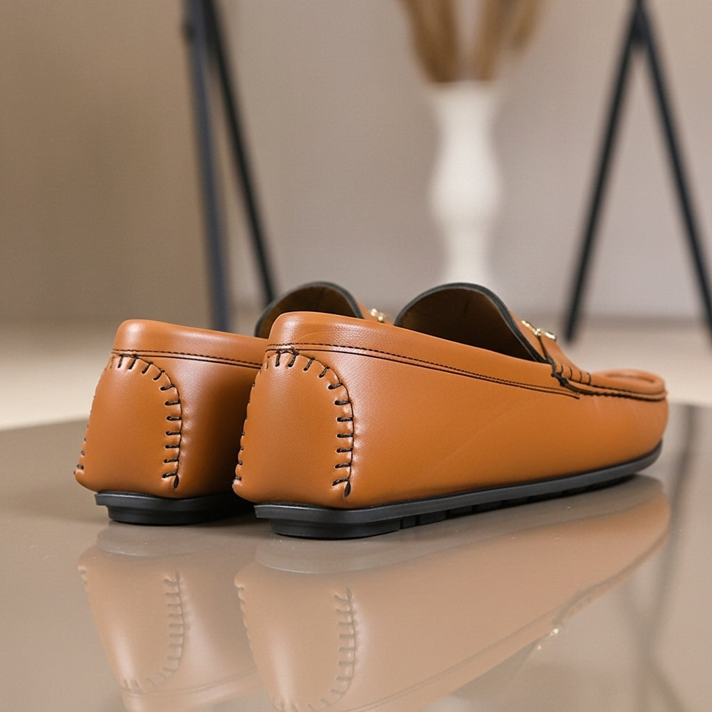 Brown Leather Loafers / Premium Leather