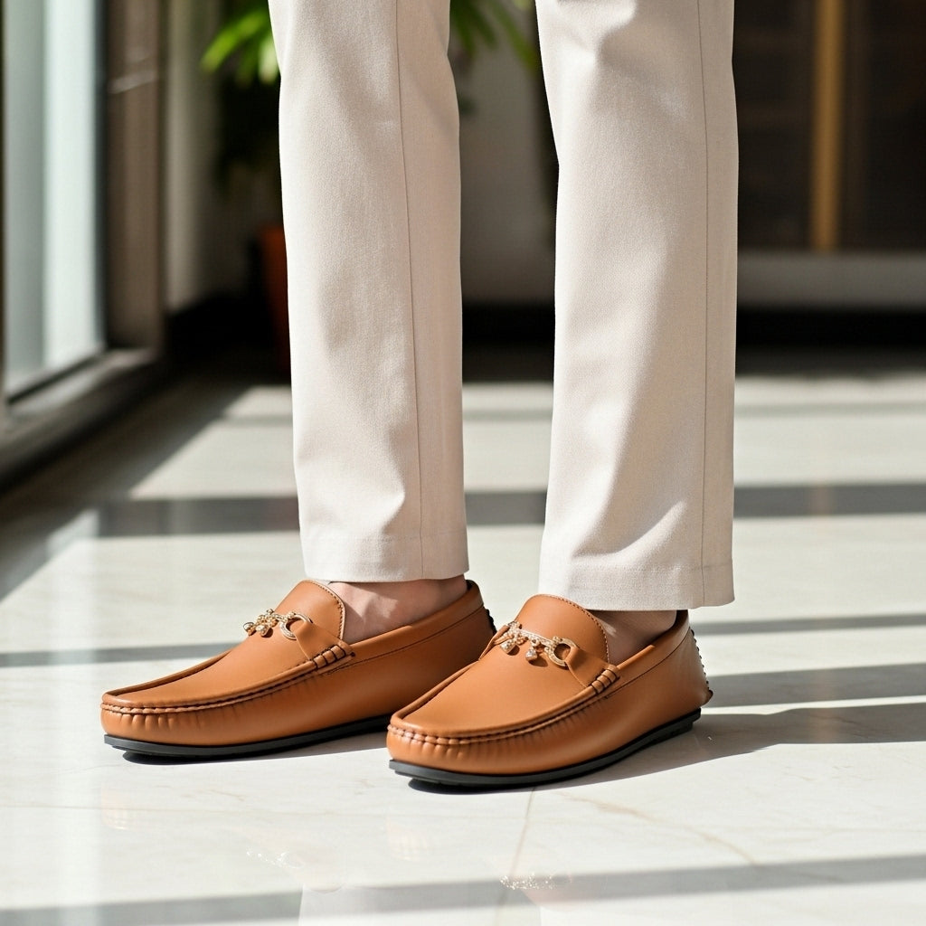 Brown Leather Loafers / Premium Leather